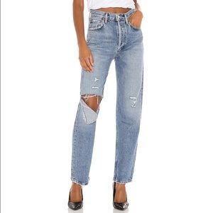 Agolde high rise pinch waist jeans